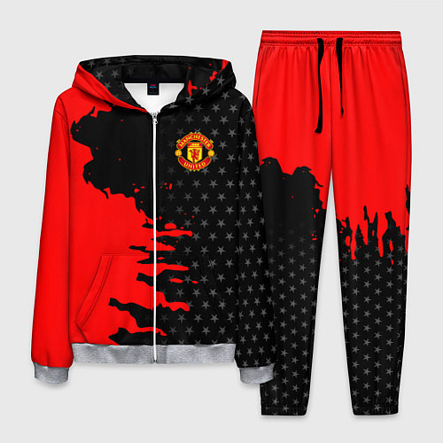 Мужской костюм МАНЧЕСТЕР ЮНАЙТЕД FCMU MANCHESTER UNITED RED DEVIL / 3D-Меланж – фото 1