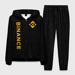 Мужской костюм БИНАНС ЛОГО КАРБОН BINANCE LOGO