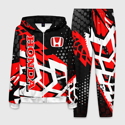 Мужской костюм Honda Хонда / 3D-Белый – фото 1