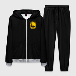 Костюм мужской GOLDEN STATE WARRIORS BLACK STYLE, цвет: 3D-меланж