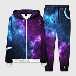 Костюм мужской NEON GALAXY НЕОНОВЫЙ КОСМОС, цвет: 3D-белый