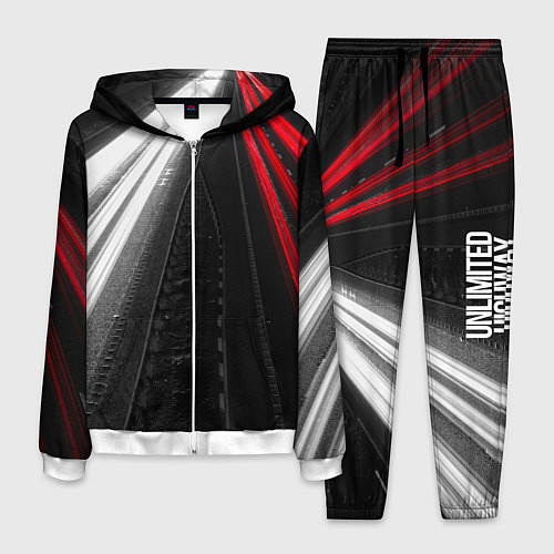 Мужской костюм Unlimited Highway / 3D-Белый – фото 1