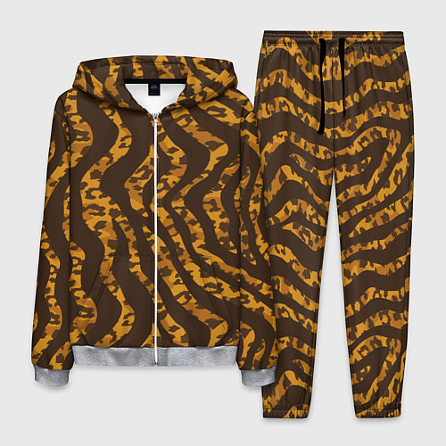 Мужской костюм Шкура тигра леопарда гибрид / 3D-Меланж – фото 1