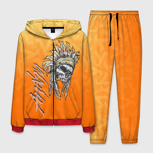 Мужской костюм Краснокожий / 3D-Красный – фото 1