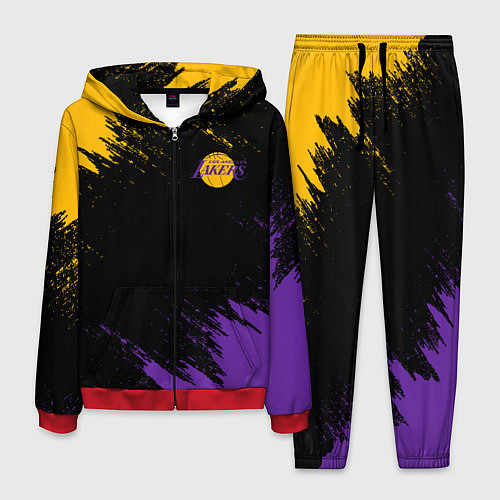Мужской костюм LAKERS БРЫЗГИ КРАСОК / 3D-Красный – фото 1