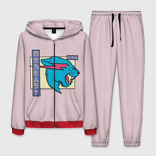 Мужской костюм Mr Beast Japan Full Print / 3D-Красный – фото 1