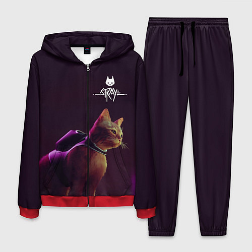 Мужской костюм Stray: Wandering Cat / 3D-Красный – фото 1