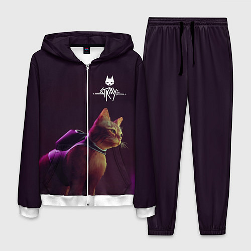 Мужской костюм Stray: Wandering Cat / 3D-Белый – фото 1
