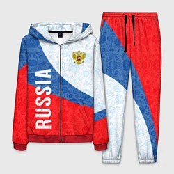 Костюм мужской RUSSIA SPORT STYLE РОССИЯ СПОРТИВНЫЙ СТИЛЬ, цвет: 3D-красный