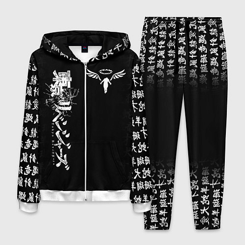 Мужской костюм TOKYO REVENGERS WALHALLA TEAM WHITE / 3D-Белый – фото 1