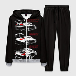 Костюм мужской NISSAN 300 ZX 350Z 370Z JDM STYLE, цвет: 3D-меланж