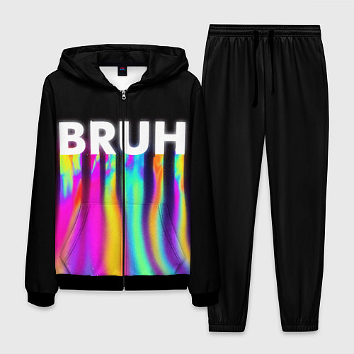 Мужской костюм BRUH Братан / 3D-Черный – фото 1