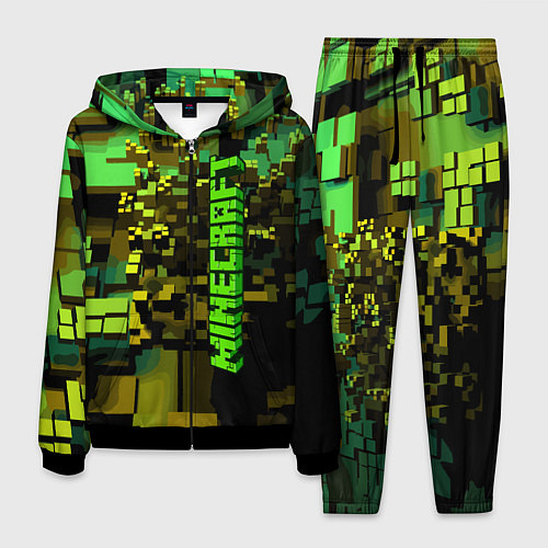 Мужской костюм Minecraft, pattern 2022 / 3D-Черный – фото 1