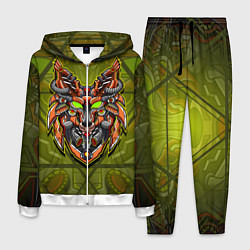 Костюм мужской Кибер-лис, цвет: 3D-белый