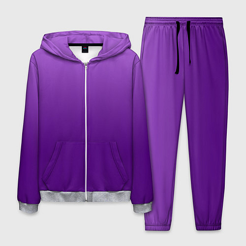 Мужской костюм Красивый фиолетовый градиент / 3D-Меланж – фото 1