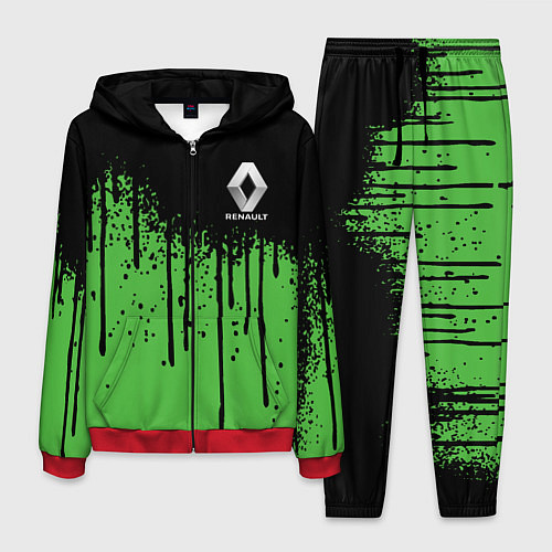 Мужской костюм Renault - Подтёки / 3D-Красный – фото 1