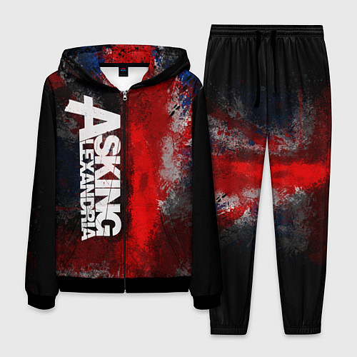 Мужской костюм Asking Alexandria British / 3D-Черный – фото 1