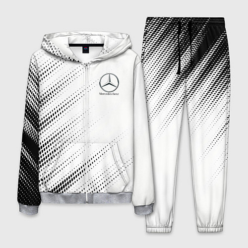 Мужской костюм Mercedes-Benz - White / 3D-Меланж – фото 1