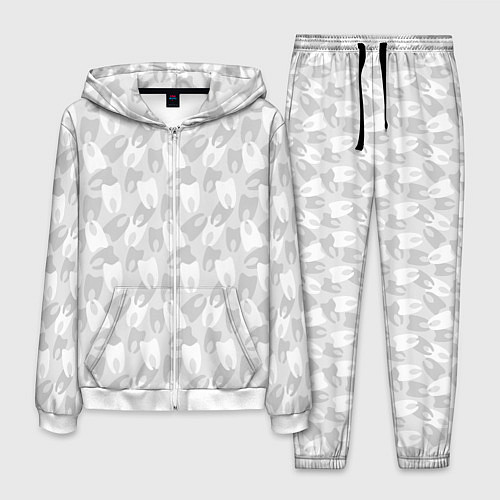 Мужской костюм Зубной Врач Дантист / 3D-Белый – фото 1