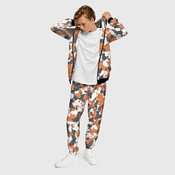 Костюм мужской Orange Camo, цвет: 3D-черный — фото 2