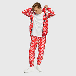 Костюм мужской Red Pattern Dope Camo Dope Street Market Спина, цвет: 3D-красный — фото 2