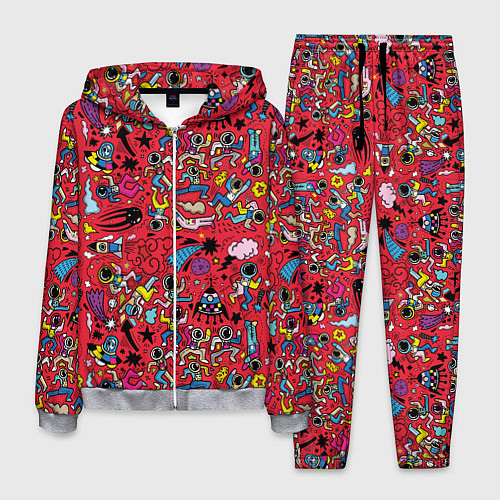 Мужской костюм Много космоса / 3D-Меланж – фото 1