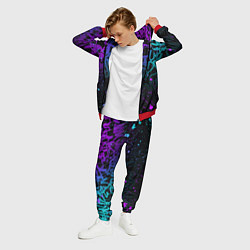 Костюм мужской НЕОНОВОЕ ГРАФФИТИ НЕОНОВЫЕ БРЫЗГИ, цвет: 3D-красный — фото 2