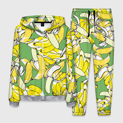 Мужской костюм Banana pattern Summer Food / 3D-Меланж – фото 1