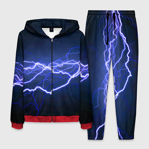 Мужской костюм Lightning Fashion 2025 Neon / 3D-Красный – фото 1