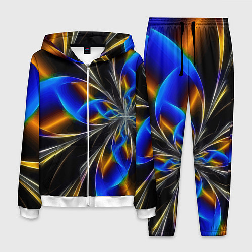 Мужской костюм Neon vanguard pattern Fashion 2023 / 3D-Белый – фото 1