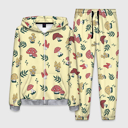 Мужской костюм Mushroom, грибы- грибочки / 3D-Меланж – фото 1