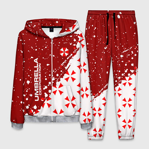 Мужской костюм Resident Evil Umbrella Corporation паттерн / 3D-Меланж – фото 1