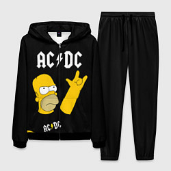 Мужской костюм AC DC ГОМЕР СИМПСОН SIMPSONS