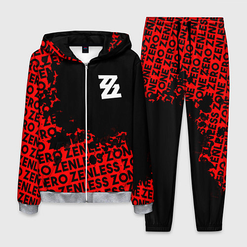 Мужской костюм Zenless Zone Zero капля арт / 3D-Меланж – фото 1