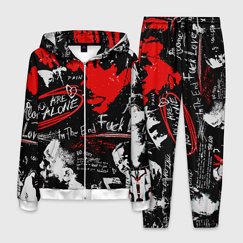 Мужской костюм XXXTENTACION YOU ARE NOT ALONE / 3D-Белый – фото 1