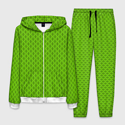 Мужской костюм Зеленые ячейки текстура