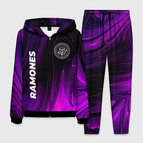 Мужской костюм Ramones Violet Plasma / 3D-Черный – фото 1