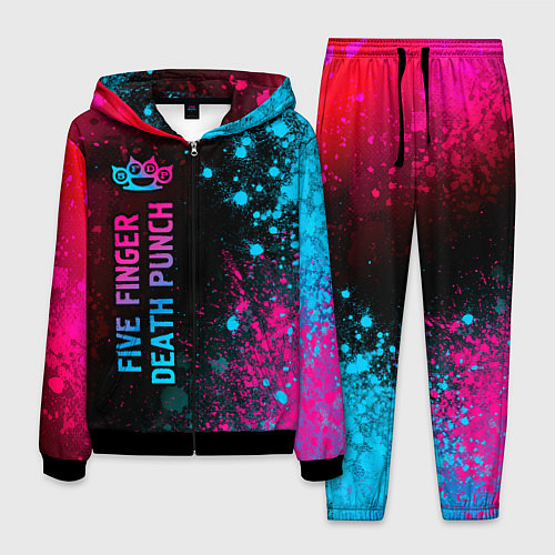 Мужской костюм Five Finger Death Punch Neon Gradient / 3D-Черный – фото 1