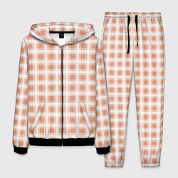 Мужской костюм Light beige plaid fashionable checkered pattern