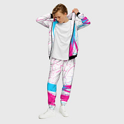 Костюм мужской Deftones neon gradient style: по-вертикали, цвет: 3D-черный — фото 2
