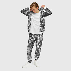Костюм мужской Тёмный космический паттерн, цвет: 3D-белый — фото 2
