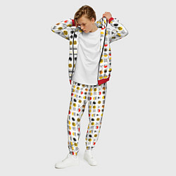 Костюм мужской Minimalistic patterns, цвет: 3D-красный — фото 2