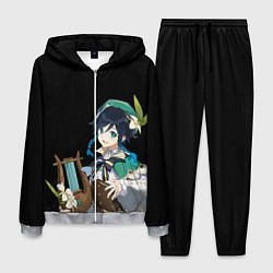 Костюм мужской Венти : Анемо архонт - Геншин, цвет: 3D-меланж