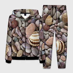 Мужской костюм Морские камни и ракушки