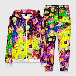 Костюм мужской Мороженки Вкуснятина, цвет: 3D-белый