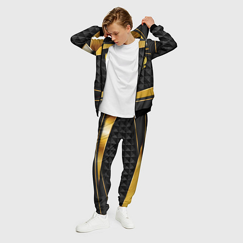 Мужской костюм Gold & black - Russia / 3D-Черный – фото 3