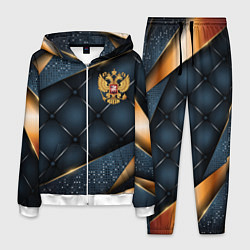 Мужской костюм Золотой герб России на объемном фоне