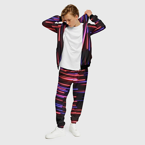 Мужской костюм Метеоритный дождь / 3D-Черный – фото 3