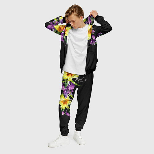 Мужской костюм Лилии / 3D-Черный – фото 3