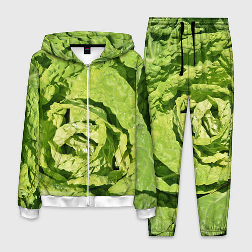 Мужской костюм Свежая капуста / 3D-Белый – фото 1
